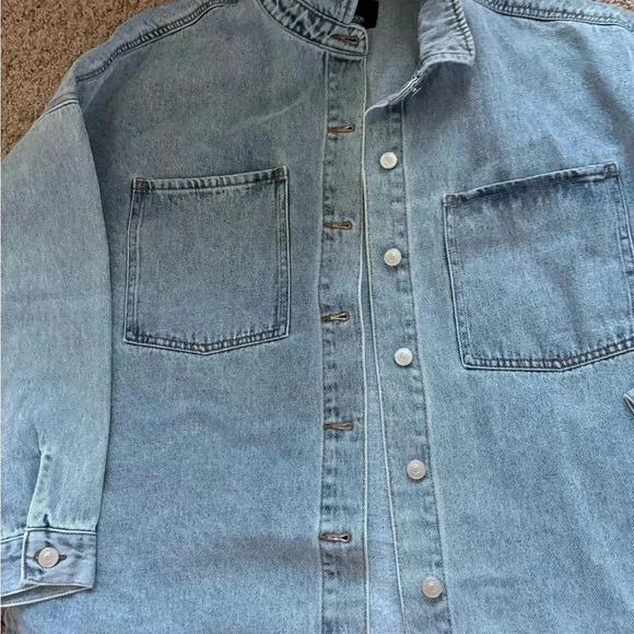 Hudson Jeans Gray Denim Jacket - Picture 4 of 7